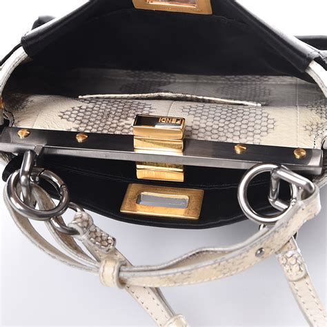 replica fendi peekaboo handbag|fendi peekaboo snakeskin.